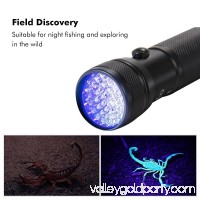 OxyLED LED UV Flashlight Black Light, 12 Ultraviolet LED UV Light, Blacklight  Detector Flashlight  for Pet Urine Dog Stain and Bed Bug (AAA Batteries Inclued)   
